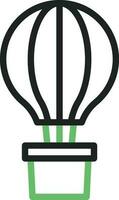 Hot Air Balloon icon vector image. Suitable for mobile apps, web apps and print media.