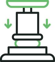 Press icon vector image. Suitable for mobile apps, web apps and print media.