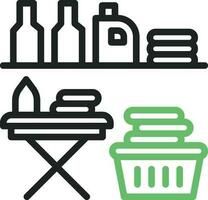 Laundry Room icon vector image. Suitable for mobile apps, web apps and print media.