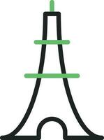 Eiffel Tower icon vector image. Suitable for mobile apps, web apps and print media.