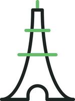 Eiffel Tower icon vector image. Suitable for mobile apps, web apps and print media.