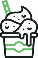 Ice Cream icon vector image. Suitable for mobile apps, web apps and print media.