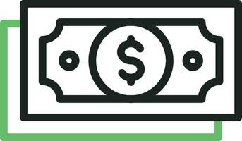 Dollar icon vector image. Suitable for mobile apps, web apps and print media.