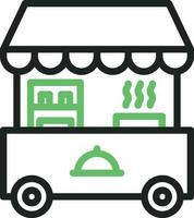 Food Stand icon vector image. Suitable for mobile apps, web apps and print media.