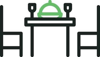 Dinner icon vector image. Suitable for mobile apps, web apps and print media.