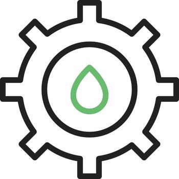 Fluid Mechanics icon vector image. Suitable for mobile apps, web apps and print media.