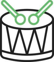 Drum icon vector image. Suitable for mobile apps, web apps and print media.