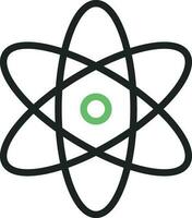 Atom icon vector image. Suitable for mobile apps, web apps and print media.