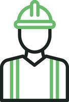 Builder icon vector image. Suitable for mobile apps, web apps and print media.