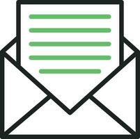 Email icon vector image. Suitable for mobile apps, web apps and print media.
