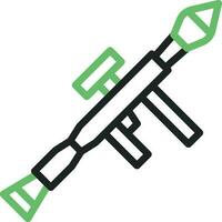 Bazooka icon vector image. Suitable for mobile apps, web apps and print media.