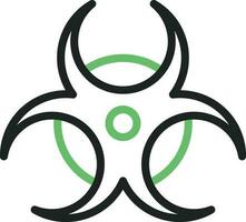 Biohazard Sign icon vector image. Suitable for mobile apps, web apps and print media.
