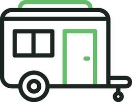 Caravan icon vector image. Suitable for mobile apps, web apps and print media.