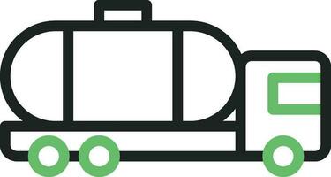 Tanker Truck icon vector image. Suitable for mobile apps, web apps and print media.