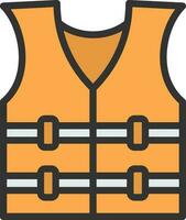 Protector Vest icon vector image. Suitable for mobile apps, web apps and print media.