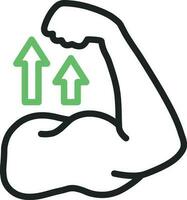 Strong icon vector image. Suitable for mobile apps, web apps and print media.