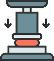 Press icon vector image. Suitable for mobile apps, web apps and print media.