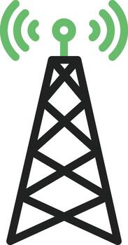 Telecommunications icon vector image. Suitable for mobile apps, web apps and print media.