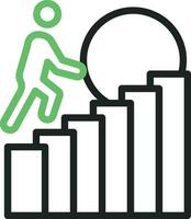 Struggle icon vector image. Suitable for mobile apps, web apps and print media.