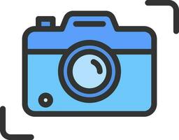 Photo Camera icon vector image. Suitable for mobile apps, web apps and print media.