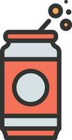 Soda icon vector image. Suitable for mobile apps, web apps and print media.