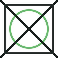 Tumble Dry icon vector image. Suitable for mobile apps, web apps and print media.