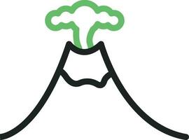 Volcano icon vector image. Suitable for mobile apps, web apps and print media.