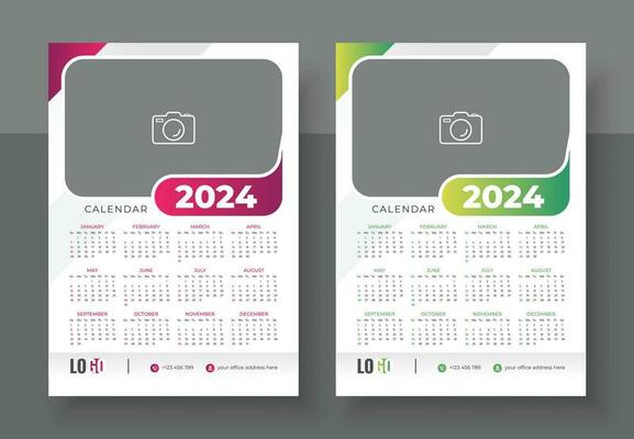 Premium PSD Wall calendar mockup isolated