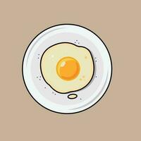 The Illustration of Sunny Egg vector