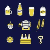 Beer vector icons