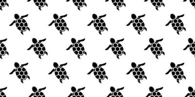 silhouette turtles seamless pattern vector