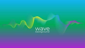 Vector abstract color wavy lines abstract wave design element smoky flow presentations flyers