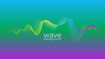 Vector abstract color wavy lines abstract wave design element smoky flow presentations flyers