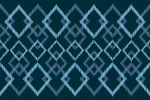 étnico ikat tela modelo geométrico estilo.africano ikat bordado étnico oriental modelo azul antecedentes. resumen,vector,ilustración.textura,ropa,marco,decoración,alfombra,motivo. vector