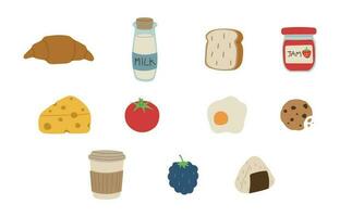 Breakfast vector illustration