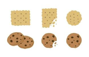 galletas y galletas linda vector ilustración