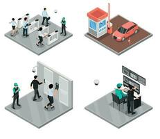 Access Control System Compositions vector