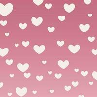 Love theme background with heart vector pattern. template for banner, social media, greeting card, web, gift wrap, invitation.