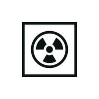 Radiation packaging mark icon symbol vector