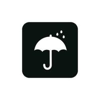 Keep dry packaging mark icon symbol vector