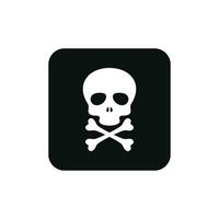 Poison toxic packaging mark icon symbol vector