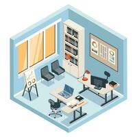 Office Isometric Object vector