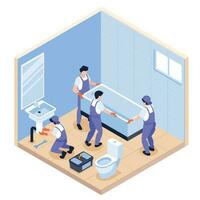 Plumber Concept Illustration vector