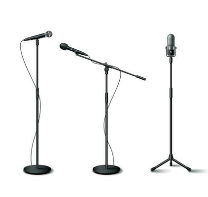 Microphone Realistic Set