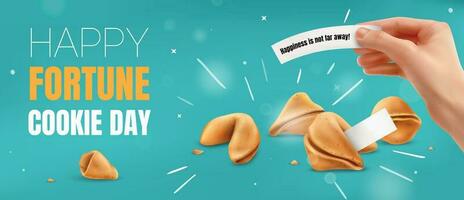 Fortune Cookie Banner vector