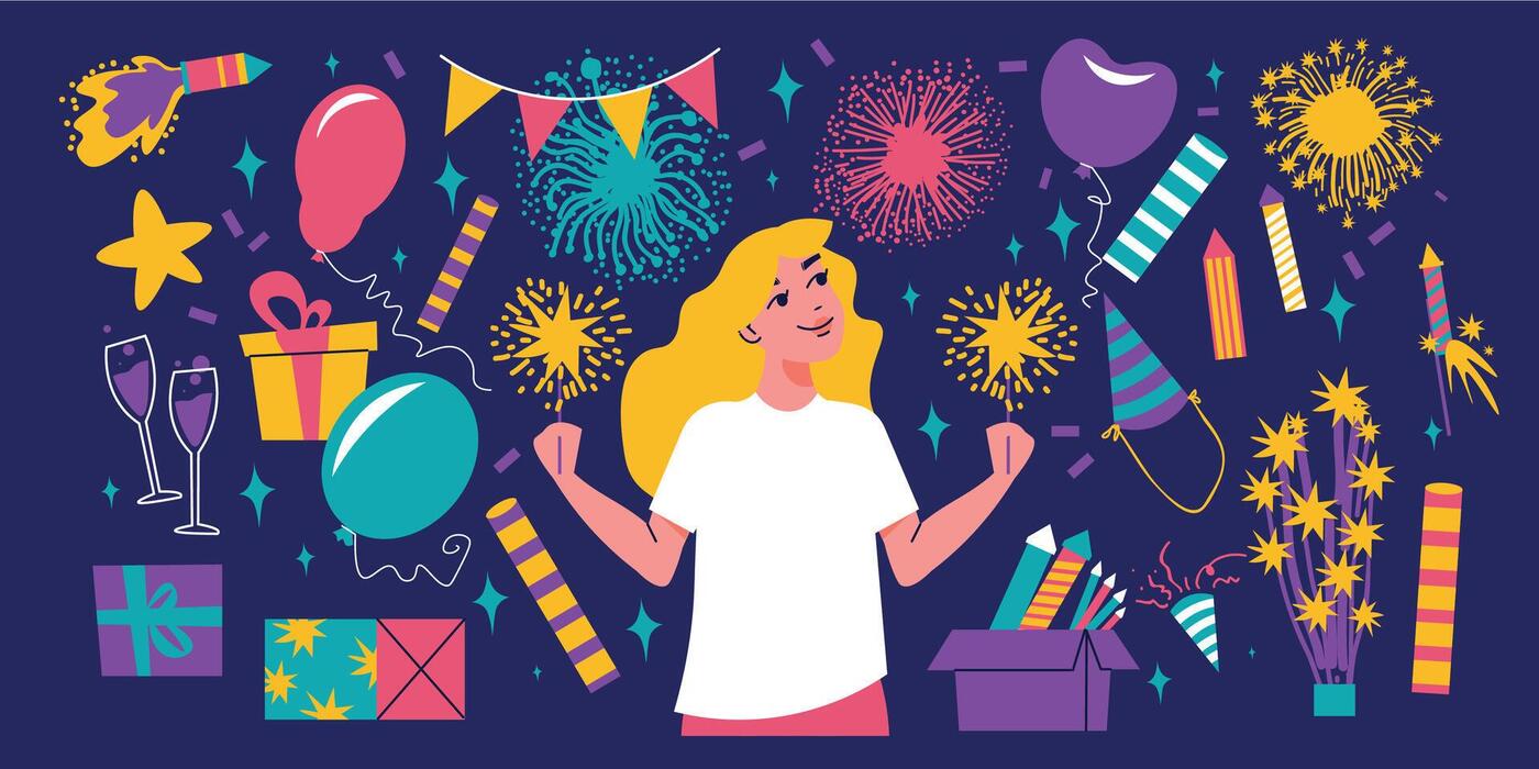 Celebration Blast Vector Art, Icons, and Graphics for Free Download