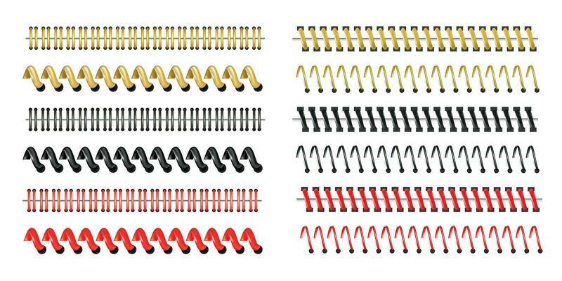 Metal Binders Color Set