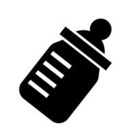 Baby bottle icon. Milk. Vector. vector