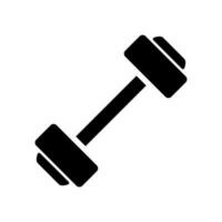 Dumbbell muscle training icon. Weight training. Vector. vector