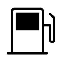 sencillo gas estación icono. combustible gasolina. vector. vector